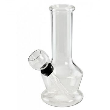 Glass Mini Bubble Base Bong | Side View 1