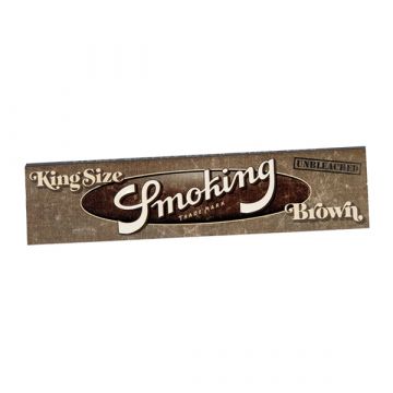 Smoking Brown King Size Slim Rolling Papers - Single Pack