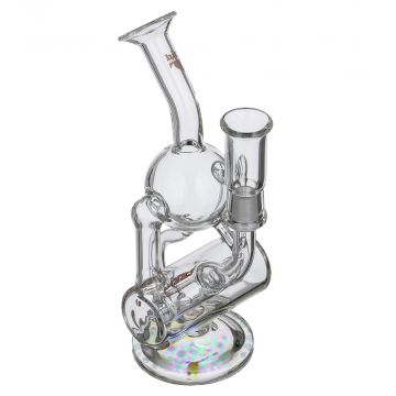 Hitman – Fresh Tech Orbital Recycler with Hammerhead Perc & Red Logo – 14.5mm