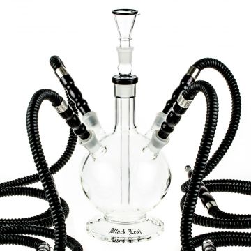 Black Leaf - 4 Hose Communal Party Bong