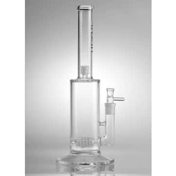 Pulse Glass - Barrel Stemline Perc Stemless Bong
