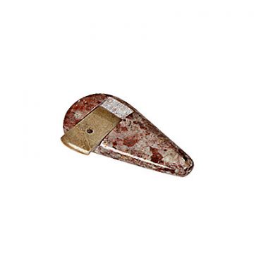 Stone Handpipe - Chunky Teardrop with Sliding Lid