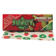 Juicy Jay's Strawberry&Kiwi Regular Size Rolling Papers - Single Pack main product photo
