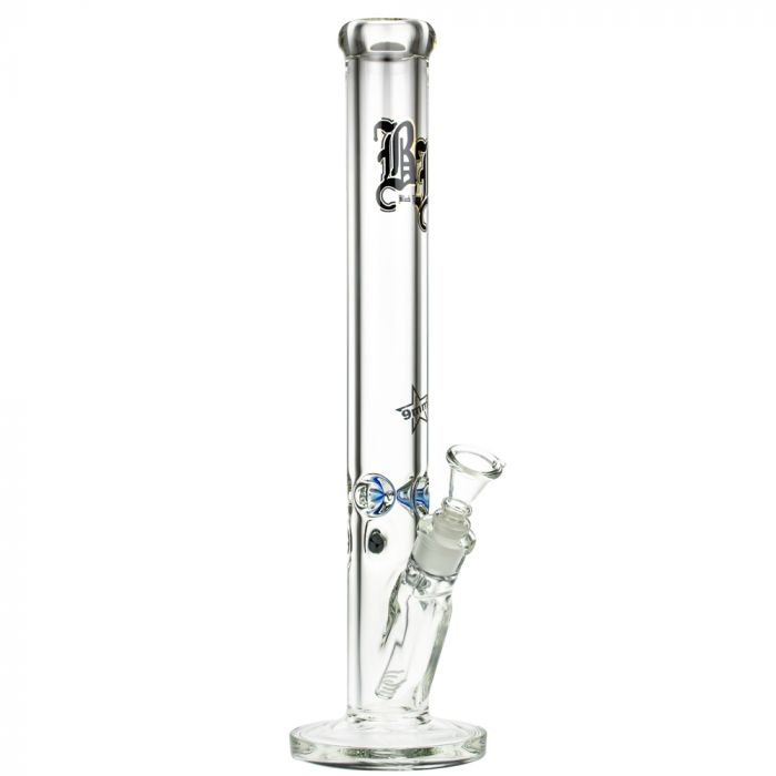 Black Leaf 9mm Straight Ice Bong | 45 cm main product photo