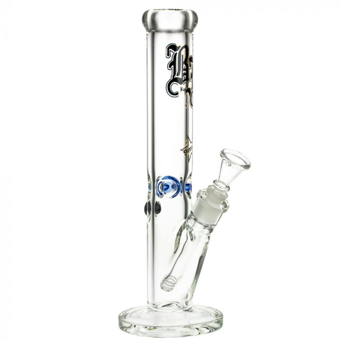 Black Leaf 9mm Straight Ice Bong | 35 cm main product photo