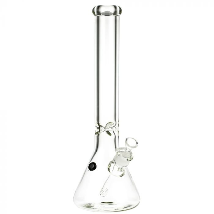 Black Leaf Beaker Base 9mm Glass Ice Bong | 40 cm main product photo