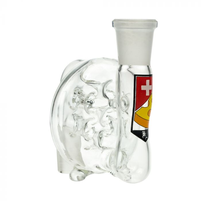 Black Leaf Swiss Cheese Perc Precooler with 90 Degree Joint main product photo