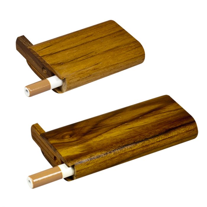Teak Wood Dugout - Slider Lid - Small or Large main product photo