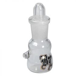 Black Leaf - Glass Dispenser for I-Tal Hemp Wick - Large