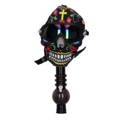 Silicone Skull Face Gas Mask Bong with Acrylic Tube | Random | mask 1