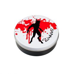 Round Metal Stash Tin - "Sinner" - Demon