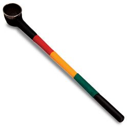 Big Jamaica Rasta Colors Pipe