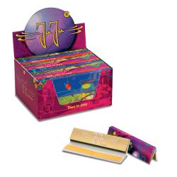 JaJa Two in One Gold King Size Slim Rolling Papers with Filter Tips - Box of 22 Packs