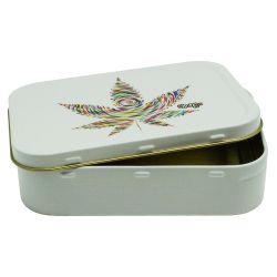 Chongz White Leaf Stash Tin | 2oz 