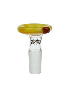 G-Spot Glass - Color Pure Bowl - 14.5 mm - Amber