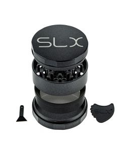 SLX Aluminum Non-Stick Herb Grinder | 4-Part | 2.4 Inch | Black