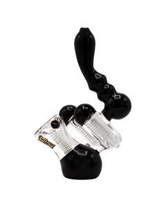 Grace Glass Thug Life Bubbler | Black | side view 1