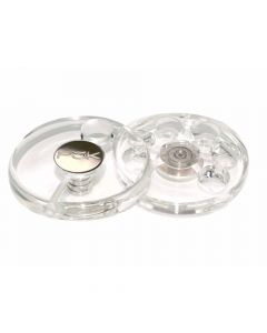 PUK Six-Chamber Pipe | Glass | Brass